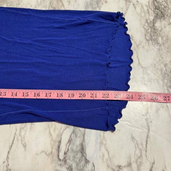 🎉😀CLEARANCE SALE!!😀🎉FREE PEOPLE We The Free On Rewind Tee in Sapphire - Picture 9 of 9